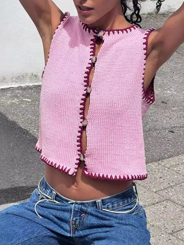 טופ סרוג דגם יסמין